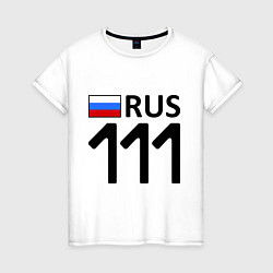 Женская футболка RUS 111