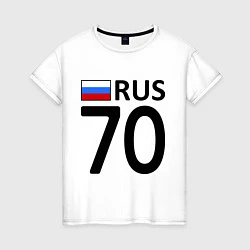 Женская футболка RUS 70