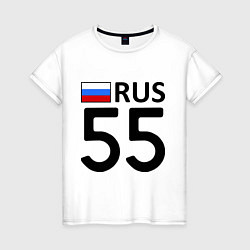 Женская футболка RUS 55