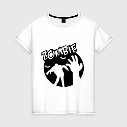 Женская футболка Zombie (Зомби)