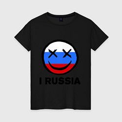Женская футболка I russia