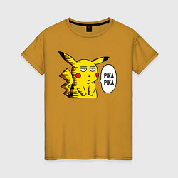 Женская футболка Pika Pika Okay