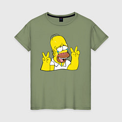 Женская футболка Homer Ahegao