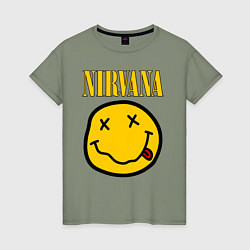 Женская футболка NIRVANA