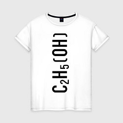 Женская футболка C2H5OH