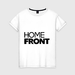 Женская футболка Home front