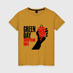 Женская футболка Green Day: American idiot