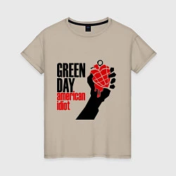 Женская футболка Green Day: American idiot