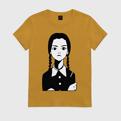 Женская футболка Wednesday Addams