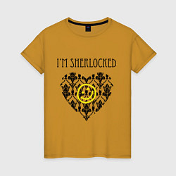 Женская футболка Шерлок Сердце Im Sherlocked