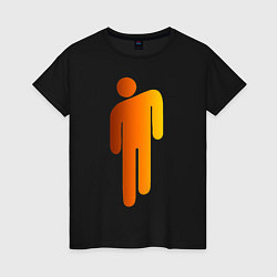 Женская футболка Billie Eilish: Orange Manikin