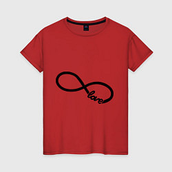 Женская футболка Infinity Love