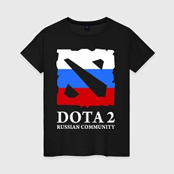 Женская футболка Dota 2: Russian Community