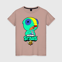 Женская футболка Brawl Stars LEON