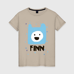 Женская футболка Время приключений Finn