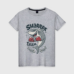 Женская футболка Shark Team