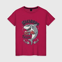 Женская футболка Shark Team