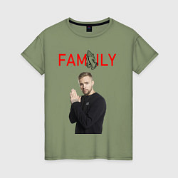 Женская футболка ЕГОР КРИД - FAMILY