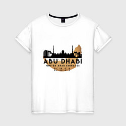 Женская футболка Абу-Даби ОАЭ