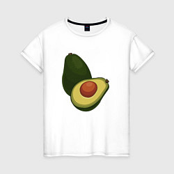 Женская футболка Авокадо