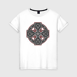 Женская футболка Кельтский крест
