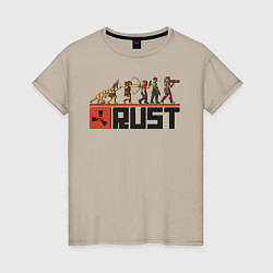 Женская футболка Evolution Rust