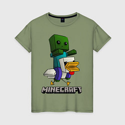 Женская футболка MINECRAFT