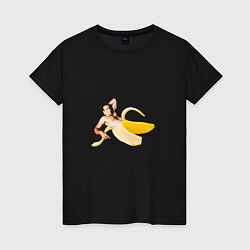Женская футболка Николас Кейдж в банане