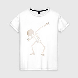 Женская футболка DAB Skeleton