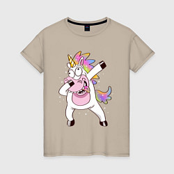 Женская футболка Dabbing Unicorn