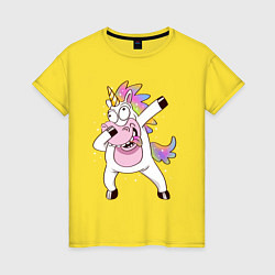 Женская футболка Dabbing Unicorn