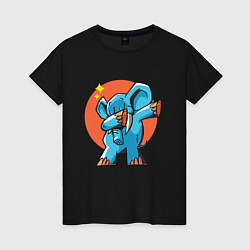 Женская футболка Dab Elephant