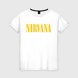 Футболка хлопковая женская NIRVANA, цвет: белый