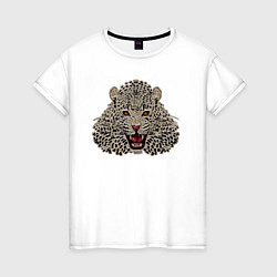Женская футболка Metallized Leopard