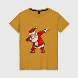 Женская футболка Dab Santa