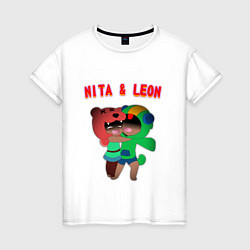 Женская футболка Nita & Leon