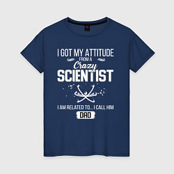 Женская футболка Scientist