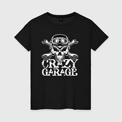 Женская футболка Crazy garage