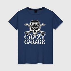 Женская футболка Crazy garage