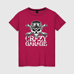 Женская футболка Crazy garage