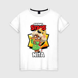 Женская футболка BRAWL STARS NITA