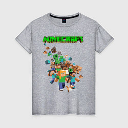 Женская футболка Minecraft