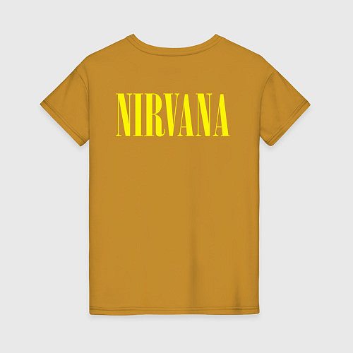 Женская футболка NIRVANA Lithium / Горчичный – фото 2
