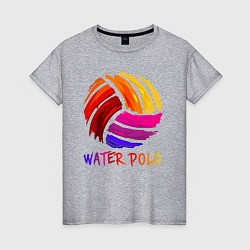 Женская футболка Мяч для водного поло