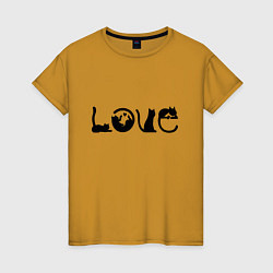 Женская футболка Love Cats