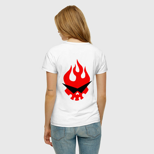 Женская футболка GURREN LAGANN НА СПИНЕ / Белый – фото 4
