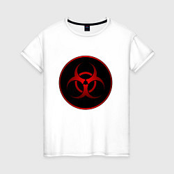 Женская футболка Biohazard