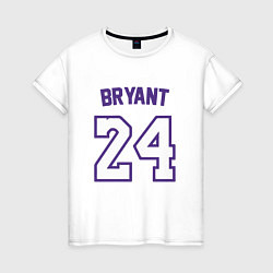 Футболка хлопковая женская Bryant 24, цвет: белый