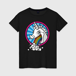 Женская футболка Unicorn do Rainbow