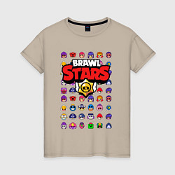 Женская футболка BRAWL STARS